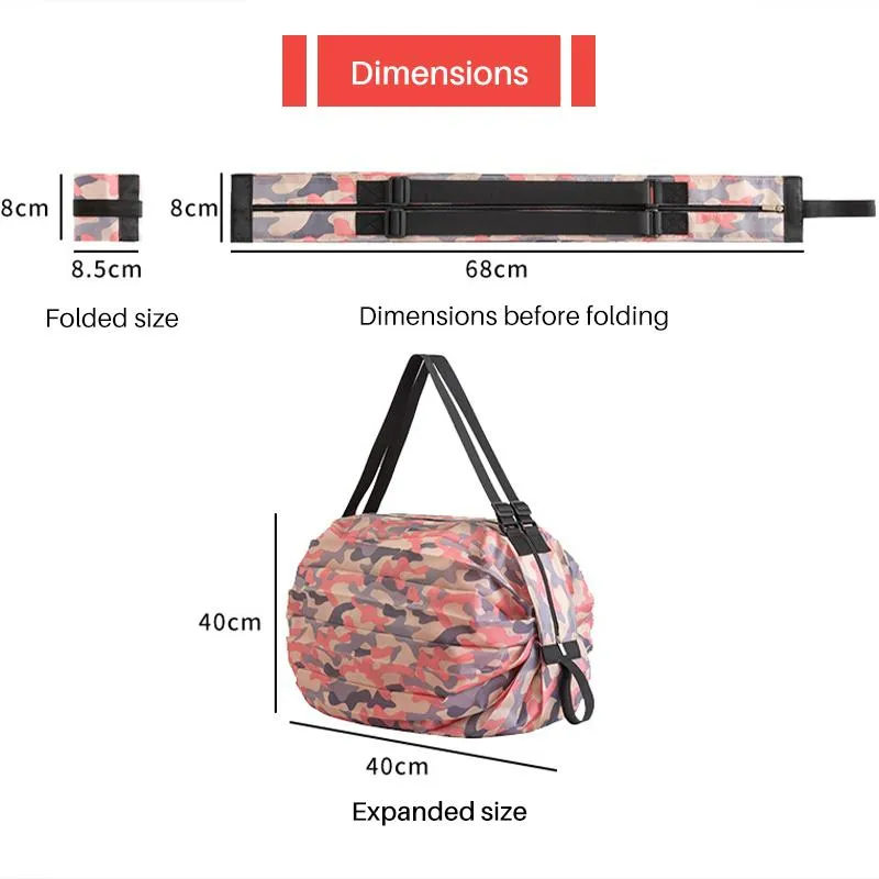 Travel Shopping Bulk pricing Foldable Portable Bag Unbeatable assortment