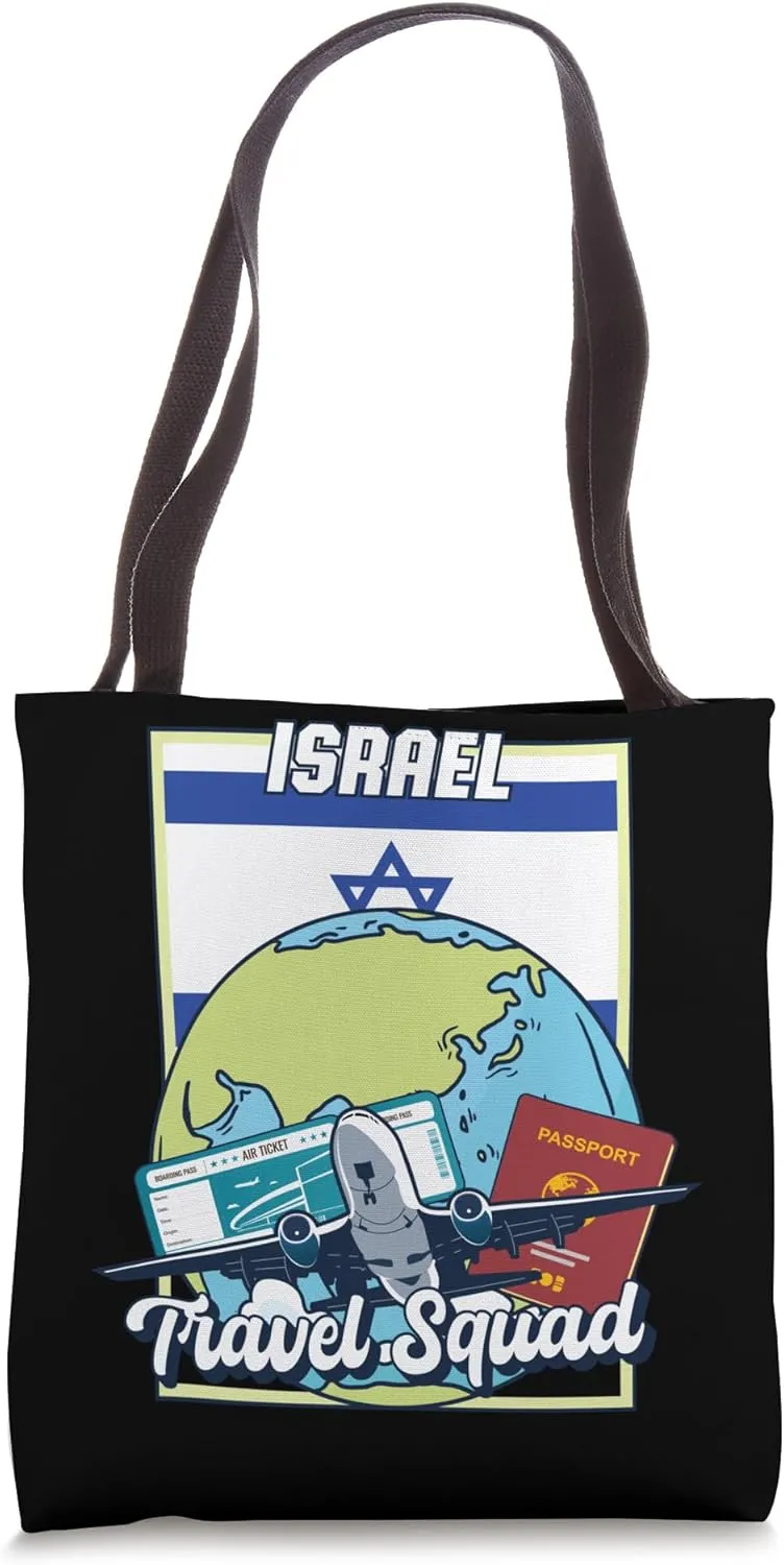 Travel Squad Israel Travel Tote Bag