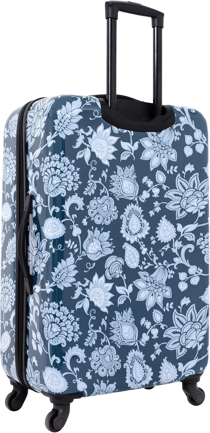 Travelers Club Bella Caronia 20" Carry-On Voguish Luggage, Royal Pattern, 3 Piece Set