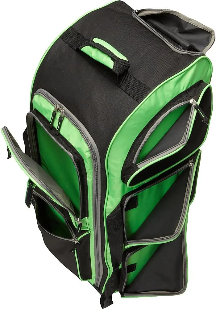 Travelers Club Xpedition 30 Inch Multi-Pocket Upright Rolling Duffel Bag