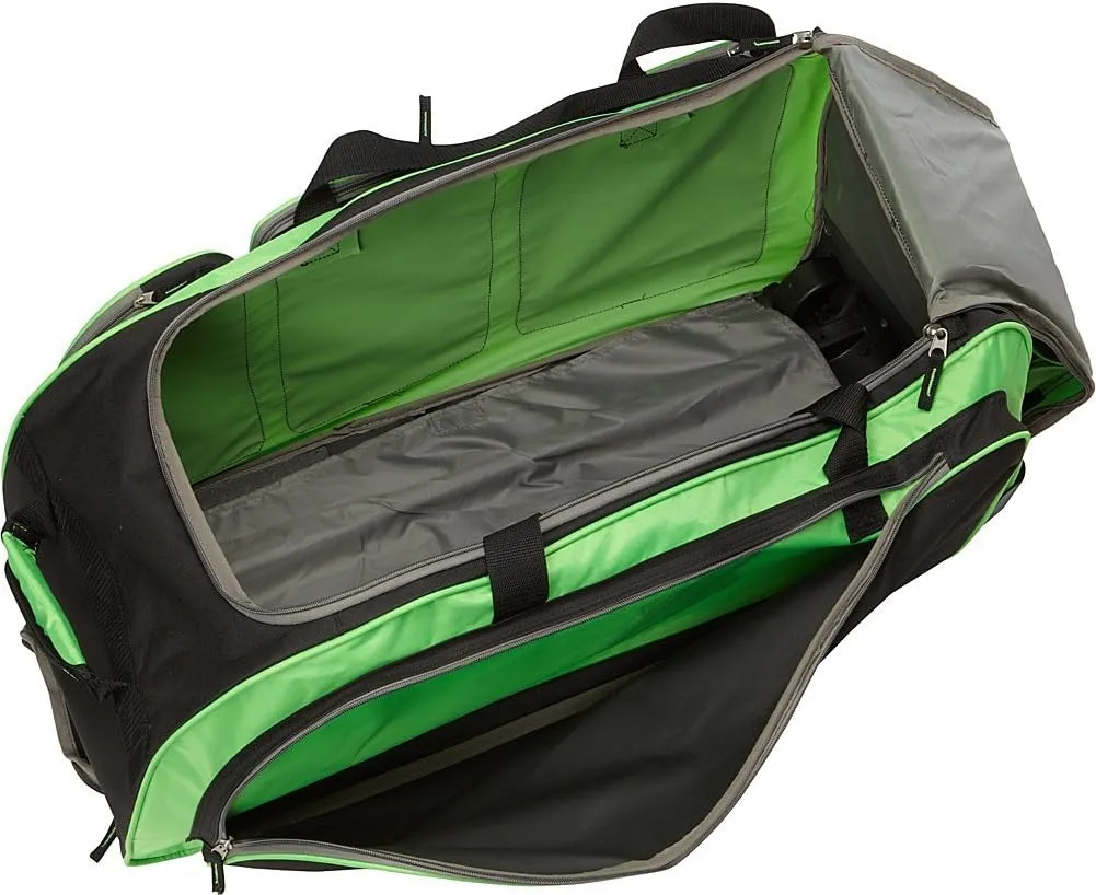 Travelers Club Xpedition 30 Inch Multi-Pocket Upright Rolling Duffel Bag