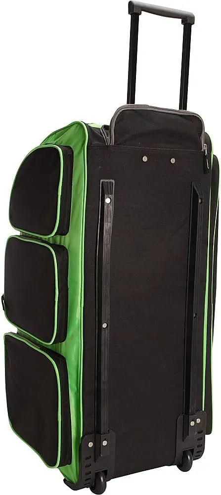 Travelers Club Xpedition 30 Inch Multi-Pocket Upright Rolling Duffel Bag