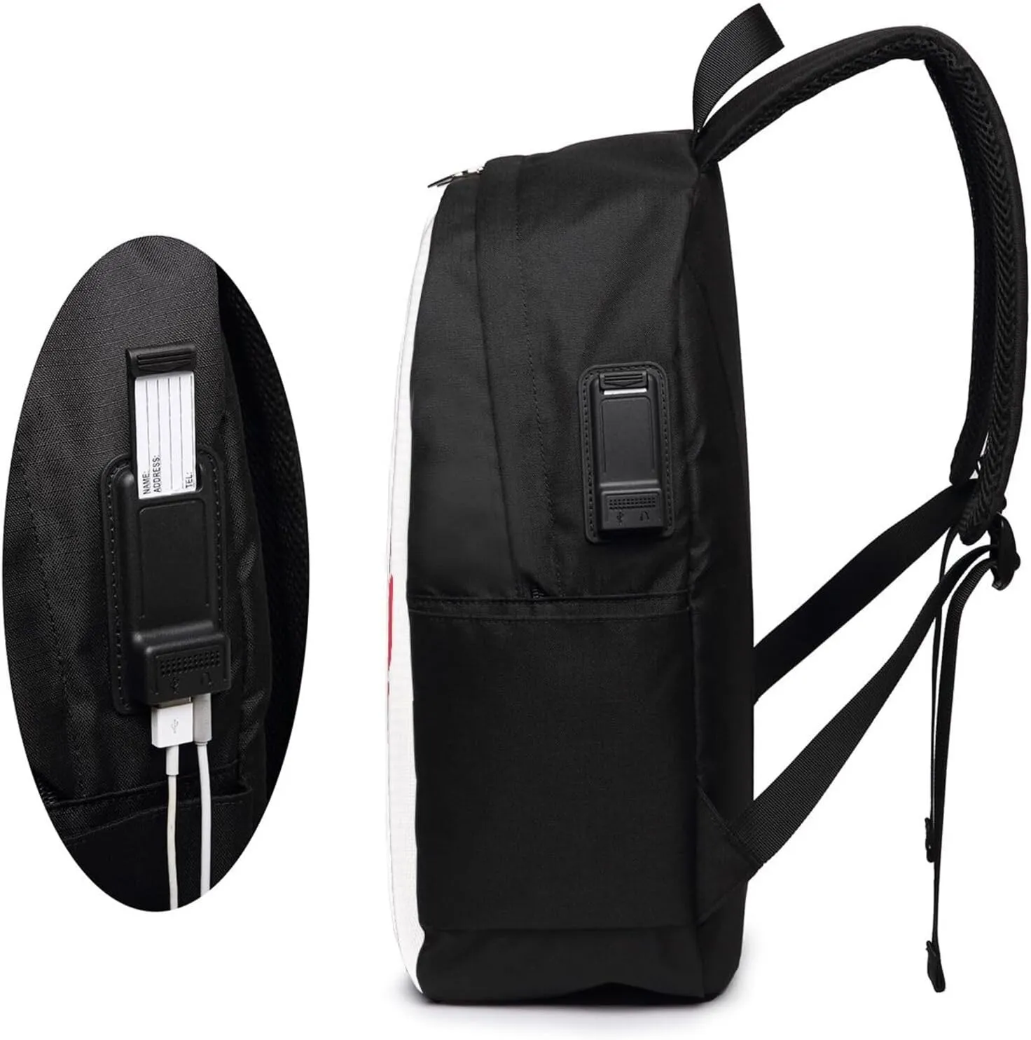 Trinidad Tobago Lips Flag Kiss Laptop Backpacks Travel Backpack Casual Business Daypack Sport Rucksack Computer Bag Fits up to 17 Inch Notebook with USB Port