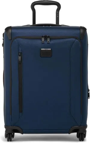 TUMI - Aerotour 4 Wheel Expandable Luggage - Men's and Women's Business and Leisure Travel Suitcase - 21.75" Continental Expandable Carry-On, Navy