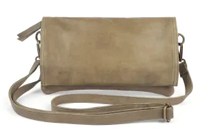 Tush Leather Cross Body - Green