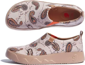 UIN Women's Art Travel Walking Shoes Slip On Casual Lightweight Wide Toe Fashion Sneaker Toledo Ⅸ