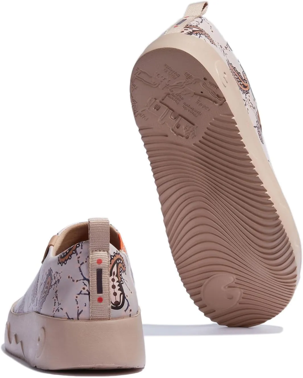 UIN Women's Art Travel Walking Shoes Slip On Casual Lightweight Wide Toe Fashion Sneaker Toledo Ⅸ