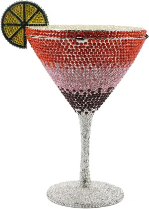 UMREN Cocktail Goblet Rhinestone Clutch for Women Unique Crystal Evening Bag Diamond Purse Wedding Party Prom Handbag