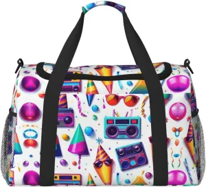 unicorn food print Weekender Overnight Carry On Bag Gym Luggage Bag Duffel Bag for Travel Women
