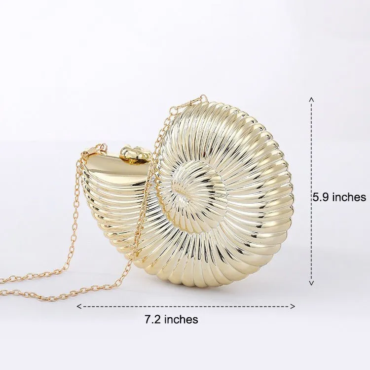 Unique Design Conch Acrylic Clutch Purse