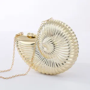 Unique Design Conch Acrylic Clutch Purse