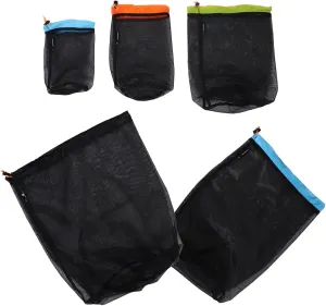 UPKOCH Large Storage Bag Set Foldable Duffle Bags for Travel Mesh Compression Sack for Outdoor Sports Backpacking