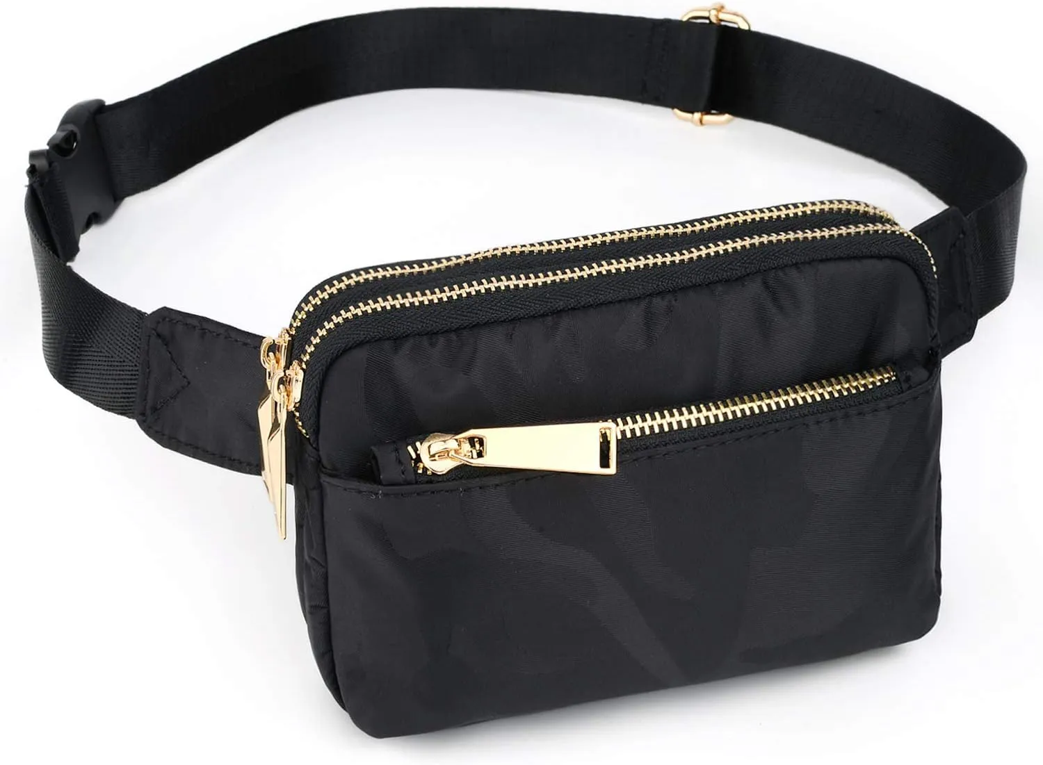 UTO Fanny Pack for Women Crossbody Trendy Fashion Belt Purse Chest Waist Hip Bumbag for Outdoor Shopping Travel Hiking
