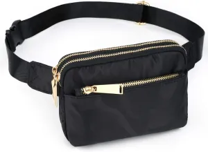UTO Fanny Pack for Women Crossbody Trendy Fashion Belt Purse Chest Waist Hip Bumbag for Outdoor Shopping Travel Hiking