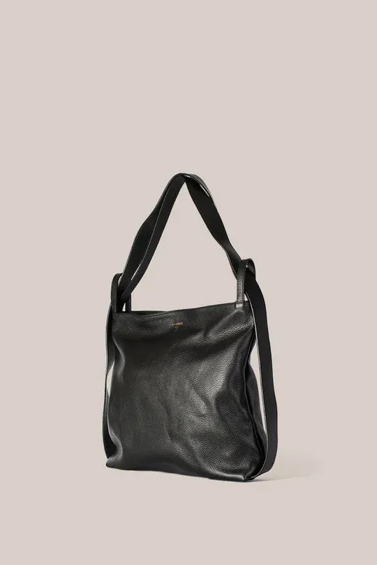 VESTIRSI - Bella 2 in 1 Convertible Backpack Tote BLACK