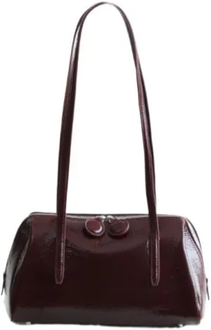 Vintage Leather Niche Handbag Totes Pillow Bag Oil Wax Shoulder Armpit Bag Clutch Versatile Chic Purse Luxury Elegant