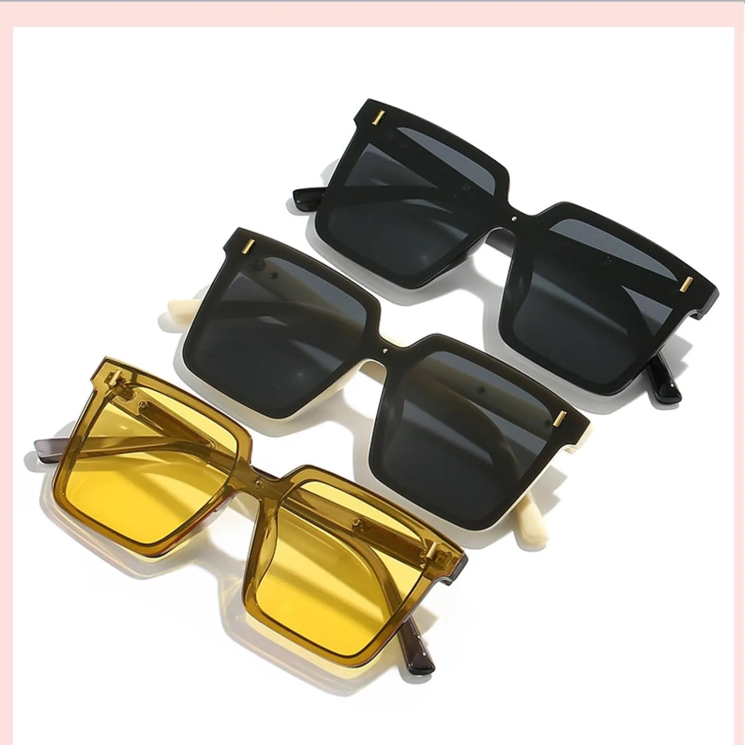 Vintage Quality Sunglasses Women Men Fashion Luxury Street Photography Sunglasses Uv400