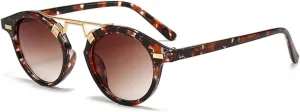 Vintage Round Sunglasses Women Fashion Gradient Outdoor Shades Trendy Luxury Casual Sun Glasses