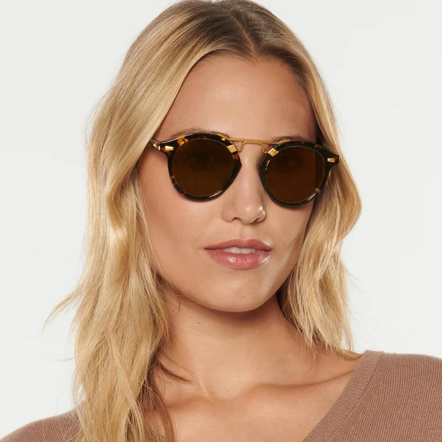 Vintage Round Sunglasses Women Fashion Gradient Outdoor Shades Trendy Luxury Casual Sun Glasses