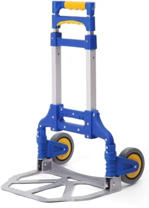 VIORED Shopping Cart Portable Retractable Shopping Cart with Wheels Pull Goods Trolley Foldable Small Trailer Home Luggage Cart Trolley Climbing Grocery Trolley
