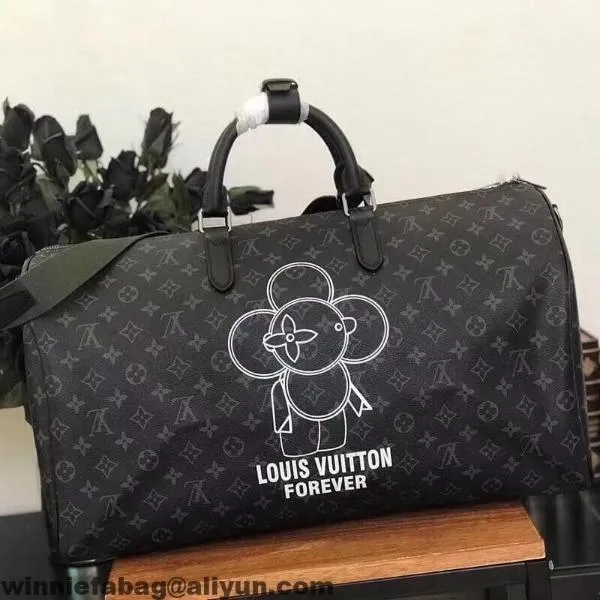 Vuitton Eclipse Louis Speedy Ergonomic 40 Monogram Bandouliere Chic Vivienne Canvas