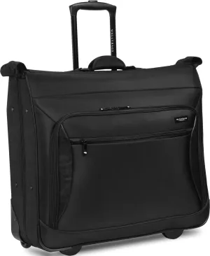 WallyBags® 45” Premium Rolling Garment Bag with multiple pockets Black One Size U3