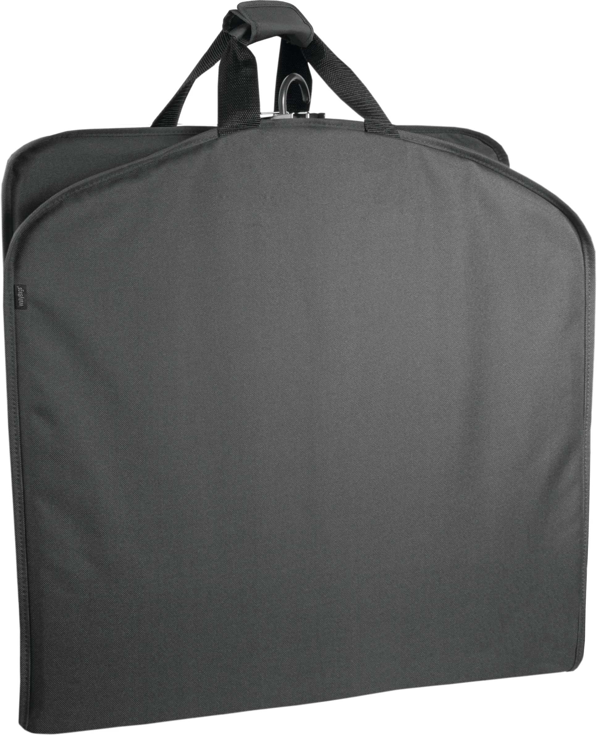WallyBags 45" Deluxe Slim Travel Garment Bag with Accessory Pocket, Black, Inch U2