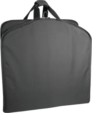 WallyBags 45" Deluxe Slim Travel Garment Bag with Accessory Pocket, Black, Inch U2