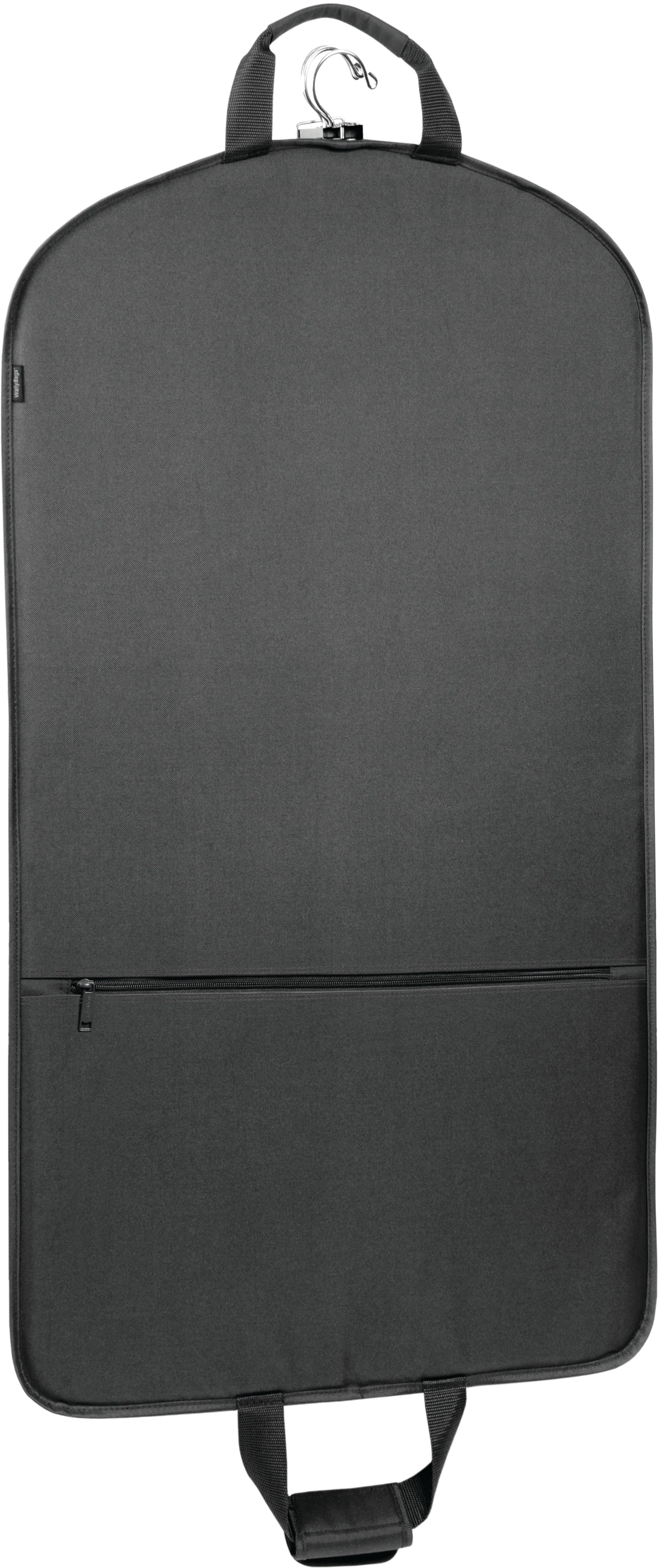 WallyBags 45" Deluxe Slim Travel Garment Bag with Accessory Pocket, Black, Inch U2