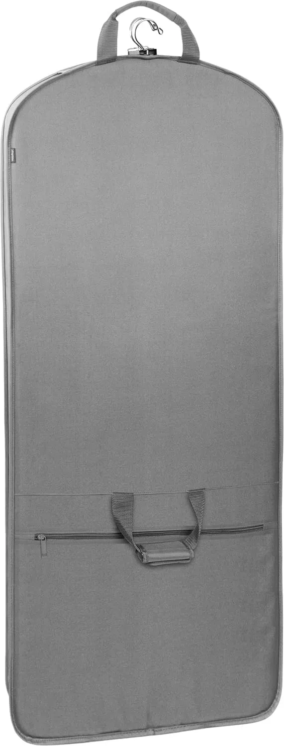 WallyBags® 60” Premium Tri-Fold Travel Garment Bag with exterior pocket