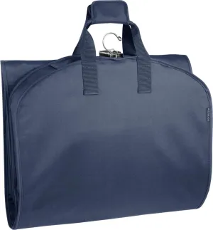 WallyBags® 60” Premium Tri-Fold Travel Garment Bag with exterior pocket