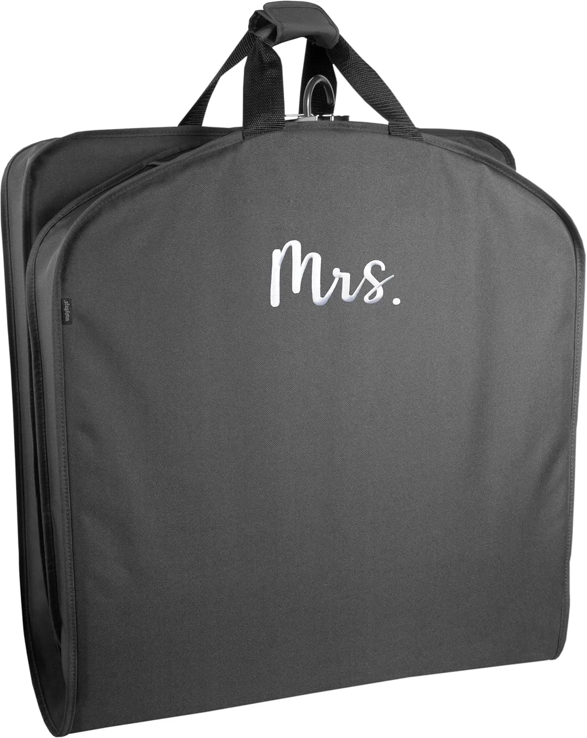 WallyBags Deluxe Travel Garment Bag, Black-M1, 60-Inch