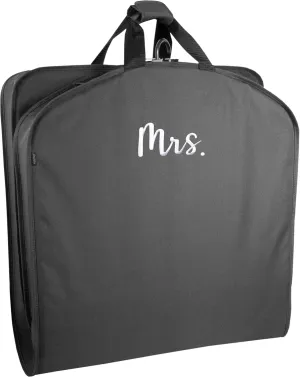 WallyBags Deluxe Travel Garment Bag, Black-M1, 60-Inch