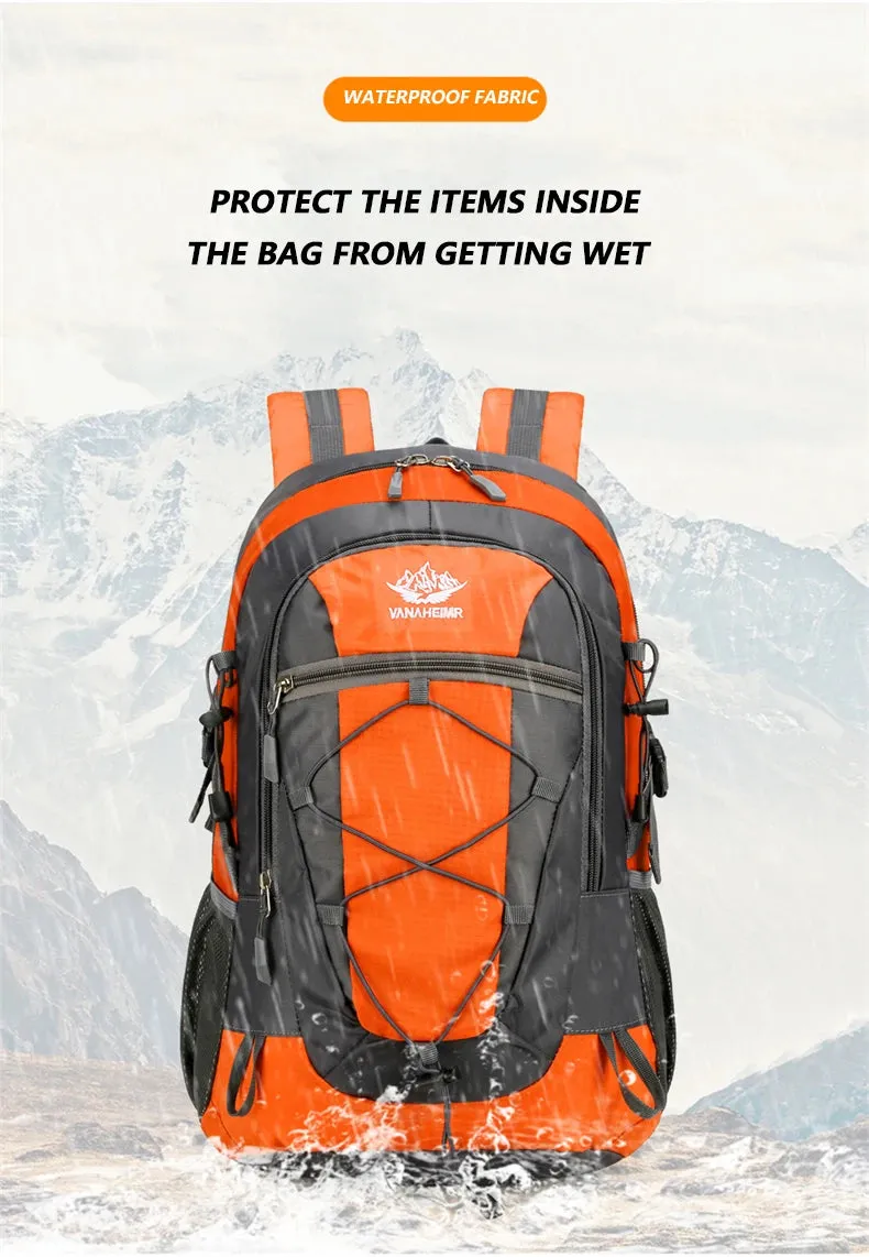 Waterproof hiking backpack, lightweight outdoor hiking bag, high-quality large capacity travel bag for hiking