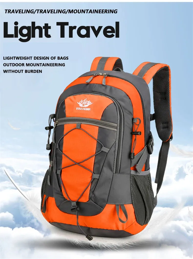 Waterproof hiking backpack, lightweight outdoor hiking bag, high-quality large capacity travel bag for hiking