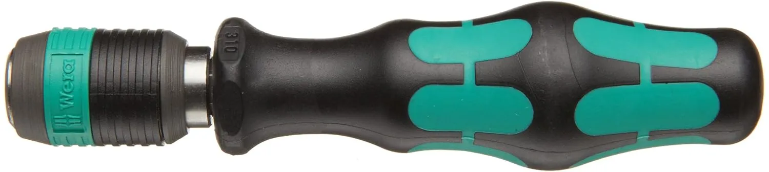 Wera - 5051272001 Kraftform 813 R Hexagon Bitholding Screwdriver, Rapidator Quick-Release Chuck, 1/4" Head, 90mm Blade Length