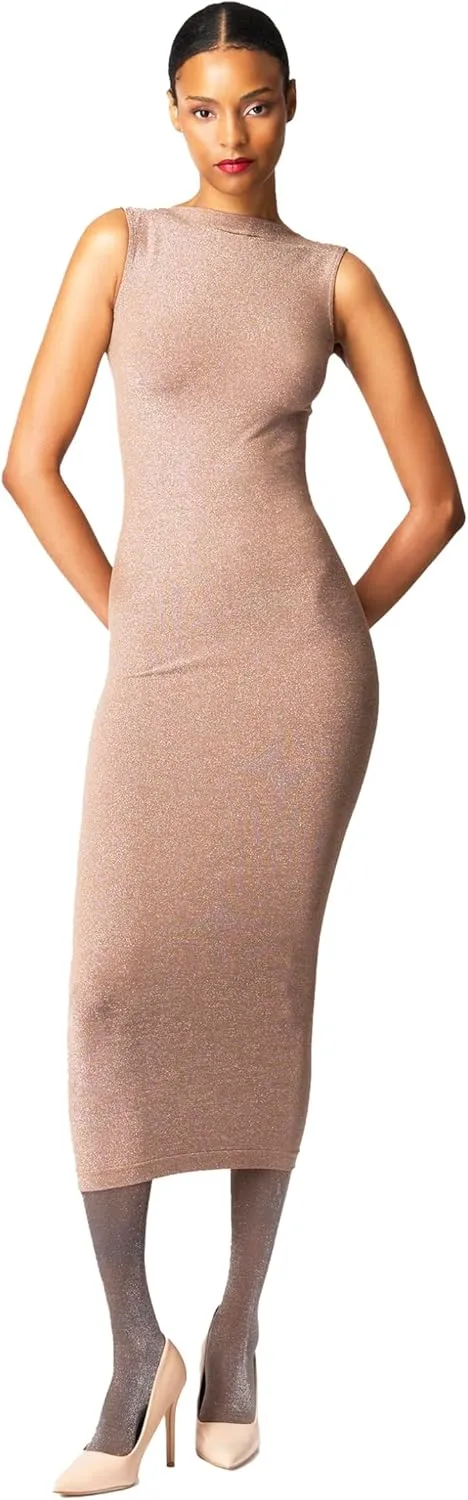 Wolford Shimmer Tights For Women Luxurious Soft Shiny Pantyhose with Extra-Fine Metallic Yarn Comfortable Knitted Waistband