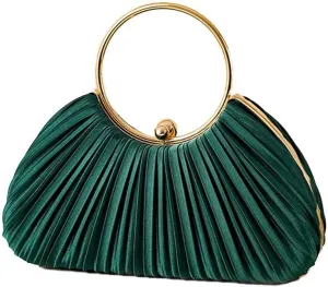 Women Evening Clutch Purse with Detachable Chain Shoulder Tote for Wedding Party Crossbody Handbags with Top Handle