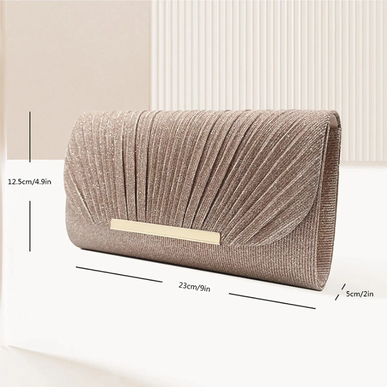 Women Exquisite Evening Clutch Bag Party Banquet Glitter Purse Lady Wedding Clutches Handbag Female Cocktail Chain Shoulder Bag