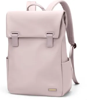 Women Laptop Backpack Computer Backpacks Carry On Waterproof backpack Fits 15.6 Inch Notebook Travel Commute College (Dusty Pink)