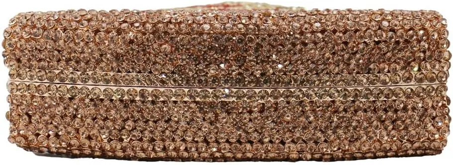 Women Novelty Pizza Shaped Rhinestone Evening Bag Funny Pizza Crystal Clutch Purse Diamonds Handbag for Party Prom
