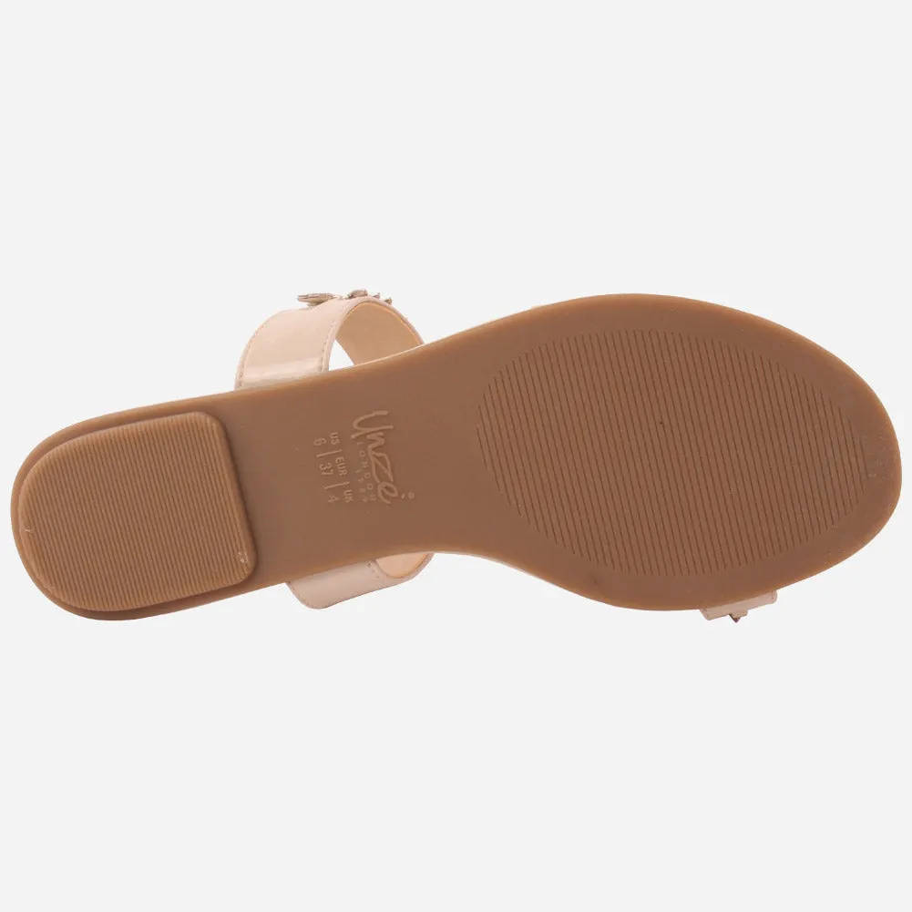Women "Kemma"Glamorous Metallic Gemstone  Slippers