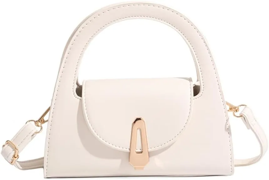 Women Shoulder Bag Stylish Top Handle Bag Crossbody Bag Small Purse PU Leather Evening Handbag Trendy Messengers Bag