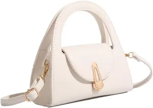 Women Shoulder Bag Stylish Top Handle Bag Crossbody Bag Small Purse PU Leather Evening Handbag Trendy Messengers Bag