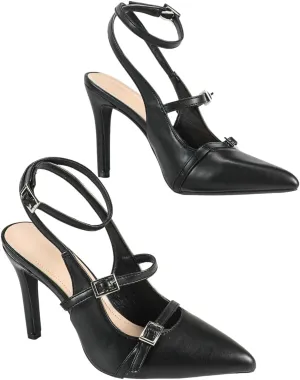 Women's Black and White Polka-Dot Mesh Pointed-Toe High-Heel Sandals with Black Leather Accents and Bow Decoration, Elegant Evening Shoes, Trendy Party Footwear, Chic Peep-Toe Heels