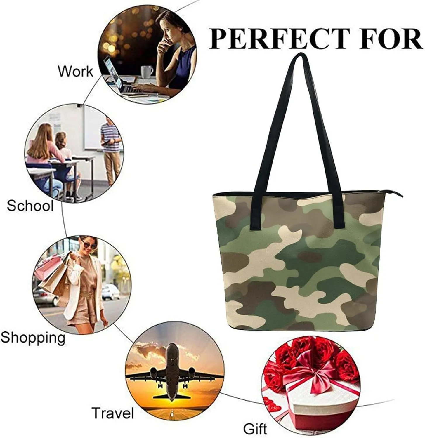 Women's Elegant Leather Shoulder Bag Casual Chic Handbag For Daily Use