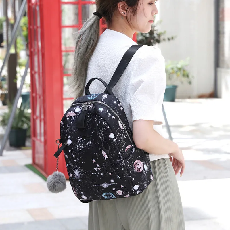 Women's High-grade Lightweight Oxford Cloth Leisure Fashion Backpacks