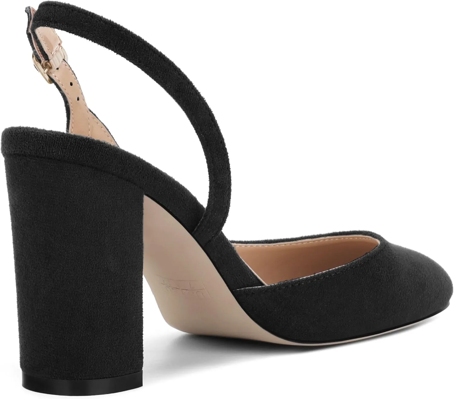 Womens Slingback Shoes Closed Round Toe High Heels Shoes Fashion Women's Pumps Shoes for Party Dress Wedding Office
