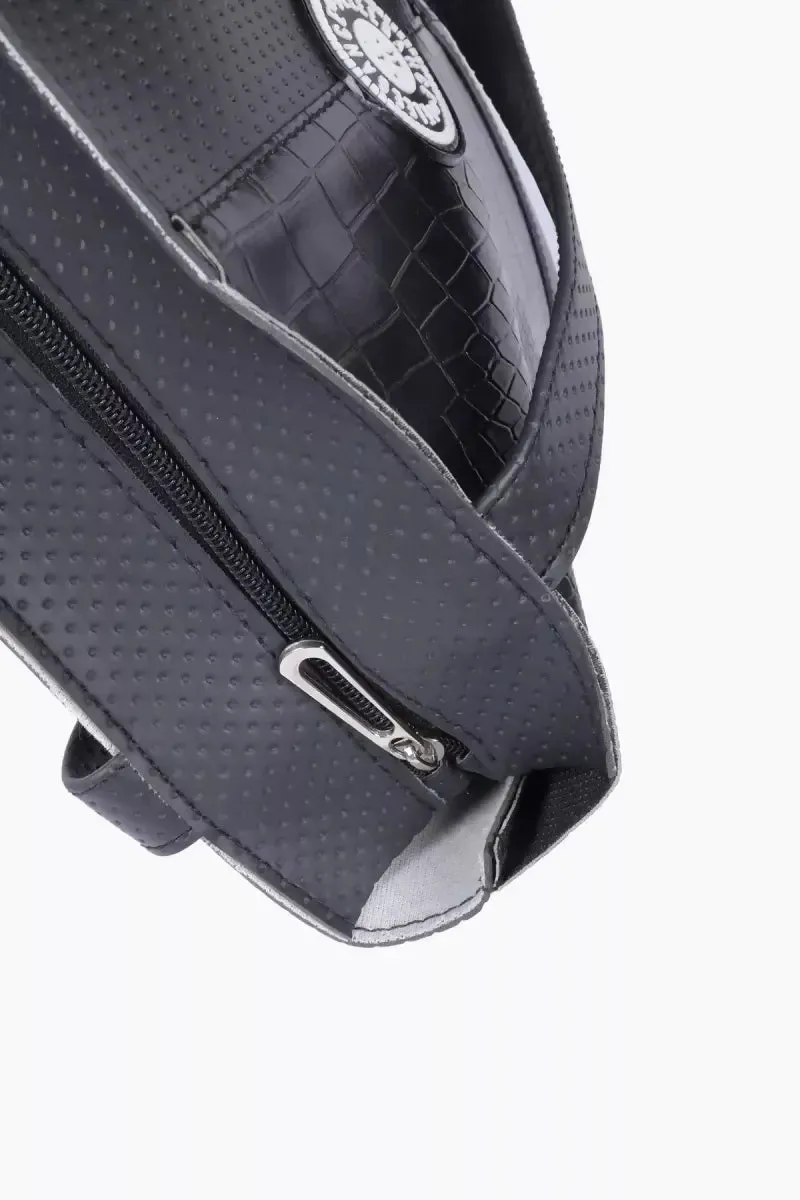 Women’s Solid Shopping Bag( Black )