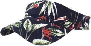 Women's Summer Print Flower Golf Tennis Cap Outdoor Sports Sun Visors Hat